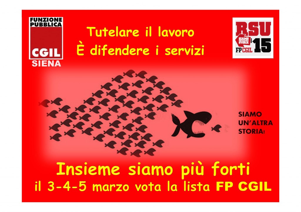 Elezioni Rsu Pubblico Impiego Fp Cgil Il E Marzo